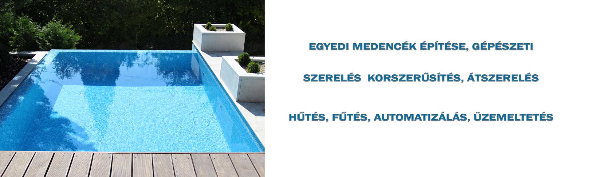 Medence építés - Kerex Zugló Kft